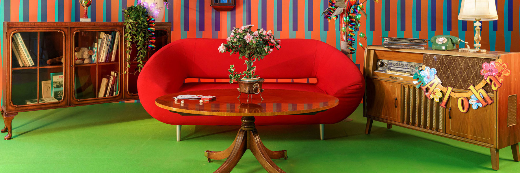 Wohnzimmer Mit Uhr Angepasst